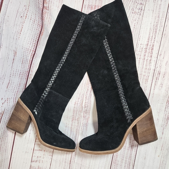 UGG Shoes - UGG tall heeled Maeva whipstitch boots